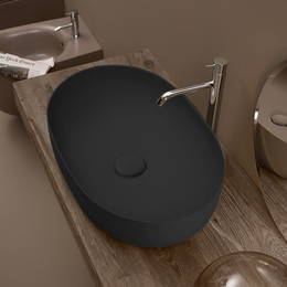 Раковина-чаша Kerasan Nolita 60 см 534331*0, черный фото 