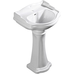 Раковина с пьедесталом Kerasan Retro 55 см 104501*1 фото 