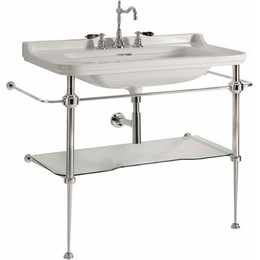 Раковина с консолью Kerasan Waldorf 80 см 4141K1bi/cr*1 фото 