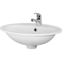 Раковина врезная на столешницу Cersanit Calla 54 см S-UM-Cl/1-w фото 