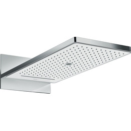 Верхний душ Hansgrohe Rainmaker Select 580 3jet 24001400, латунь/стекло, белый/хром фото 