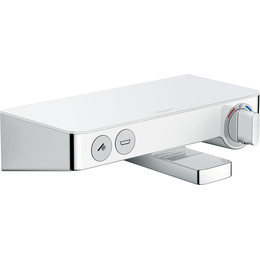 Смеситель для ванны с термостатом Hansgrohe ShowerTablet Select 300 13151400, белый/хром фото 