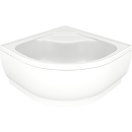 Акриловый поддон Bas Корса 90х90 см с каркасом и экраном фото 