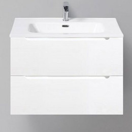 Тумба подвесная с раковиной BelBagno ETNA-700-2C-SO-BL-P 70 см, Bianco Lucido, Цвет фасада: Bianco Lucido фото 