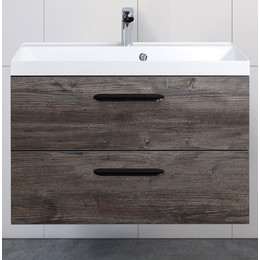 Тумба подвесная с раковиной BelBagno AURORA-800-2C-SO-PP 80 см, Pino Pasadena, Цвет фасада: Pino Pasadena фото 