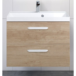 Тумба подвесная с раковиной BelBagno AURORA-700-2C-SO-RNN 70 см, Rovere Nebrasca Nature, Цвет фасада: Rovere Nebrasca Nature фото 