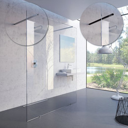 Душевая перегородка Ravak Walk-In Free 160 см GW9FS0C00Z1 прозрачное фото 