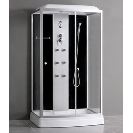 Гидробокс LORANTO CS-009 120х90 см, хром/прозрачное фото 