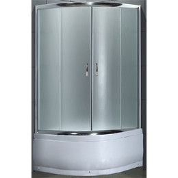 Душевое ограждение Loranto CS-834 100х100 см, сатин/матовое фото 