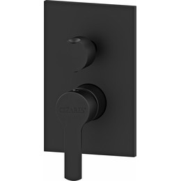 Смеситель для ванны Cezares OVEST-DEV3-NOP, черный, Цвет производителя: чёрный фото 