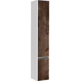 Пенал подвесной Акватон Капри 30 см 1A230503KPDBR, белый/таксония темная фото 