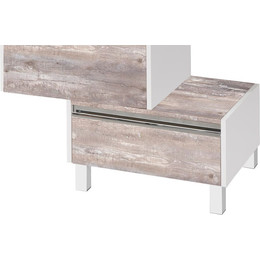 Комод напольный Акватон Капри 80 см 1A231103KPDA0, белый/бетон пайн фото 