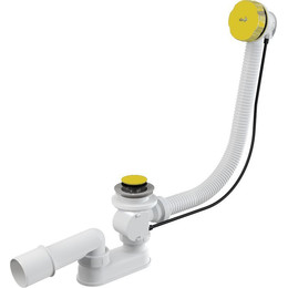 Сифон для ванны AlcaPlast A55 A55GOLD металл фото 