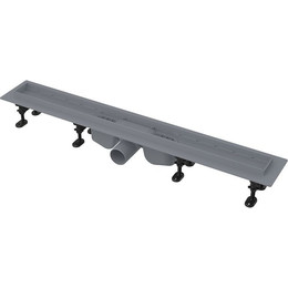 Трап AlcaPlast Optima APZ12-1050, Цвет производителя: нержавеющая сталь/мат, Размер трапа: 1050 фото 