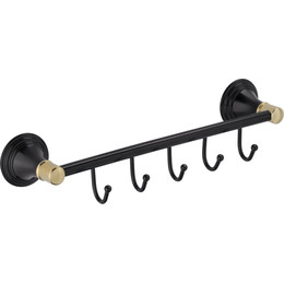 Набор крючков Fixsen Luksor FX-71605-5B, цвет черный фото 