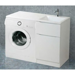 Тумба напольная с раковиной-столешницей BelBagno LAVANDERIA-580/1200-2C-PIA-BL 120 см R, Bianco Opaco фото 