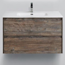 Тумба подвесная с раковиной BelBagno KRAFT 39-700/390-2C-SO-PP 70 см, Pino Pasadena фото 