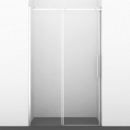 Душевая дверь WasserKraft Dinkel 140 см 58R31, хром/прозрачное фото 