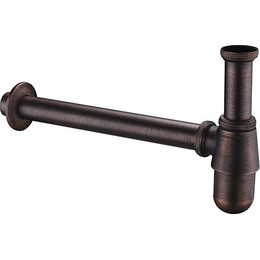 Сифон для умывальника WasserKraft A095, темная бронза фото 