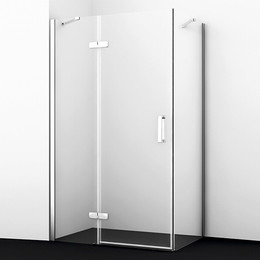Душевое ограждение WasserKraft Aller 120х80 см L 10H06LWHITE, белый/прозрачное фото 