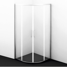 Душевое ограждение WasserKraft Main 100х100 см 41S23, хром/прозрачное фото 