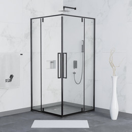 Душевое ограждение RGW SV-33B 90х90 см 06323399-14, черный/прозрачное фото 