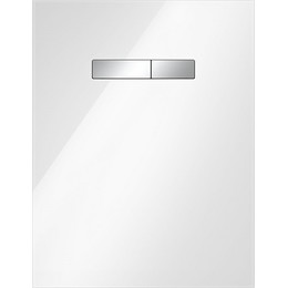 Верхняя панель TECElux 9650001, стекло белое, клавиши хром фото 