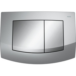 Кнопка смыва TECEambia 9240253, хром матовый, клавиши хром глянцевый фото 