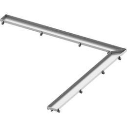 Решетка TECEdrainline “plate” для трапа 90х90 см 610970, нержавеющая сталь фото 