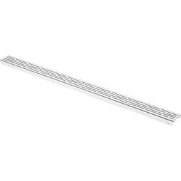 Решетка TECEdrainline "organic" для трапа 120 см 601260, нержавеющая сталь, хром глянцевый фото 
