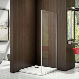 Боковая стенка Bas Latte SP-100-G-WE 100 см алюминий/матовое фото 