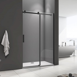 Душевая дверь Bas Galaxy WTW-160-C-CB 160 см чёрный/прозрачное фото 