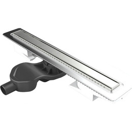 Трап Berges Wasserhaus B1 Keramik 70 см 090118, нержавеющая сталь, Цвет производителя: хром матовый, Размер трапа: 700 фото 