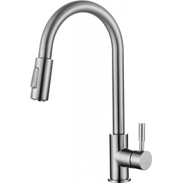 Смеситель для кухни BelBagno BB-LAM31A-IN, сатин фото 
