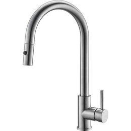 Смеситель для кухни BelBagno BB-LAM31B-IN, сатин фото 