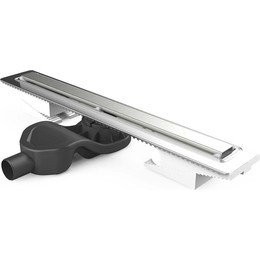 Трап Berges Wasserhaus C1 Norma 90 см 090140, нержавеющая сталь, Цвет производителя: хром матовый, Размер трапа: 900 фото 