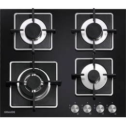 Газовая варочная поверхность Graude GS 60.3 G (чёрное стекло) фото 
