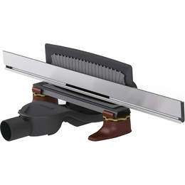 Трап Berges Wasserhaus Wall 60 см 091156, нержавеющая сталь, Цвет производителя: хром глянцевый, Размер трапа: 600 фото 