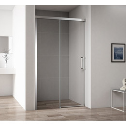 Душевая дверь Cezares Duet-Soft BF-1 110 см (стекло 8 мм), хром/прозрачное фото 