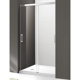 Душевая дверь Cezares Tandem-Soft BF-2 120 см, хром/матовое фото 
