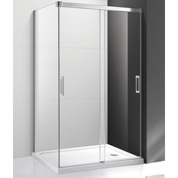 Душевое ограждение Cezares Tandem-Soft AH-2 120х100 см R, хром/матовое фото 