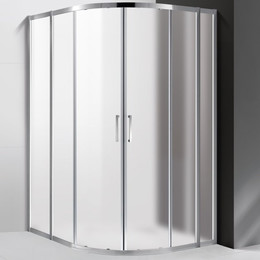 Душевое ограждение Cezares Molveno RH-22 120х110 см, хром/матовое фото 