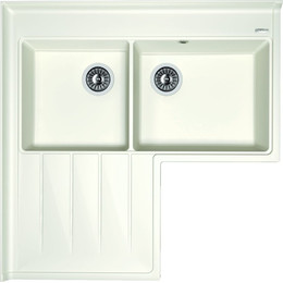 Кухонная мойка Florentina Адрия 20.380.L0960.201, жасмин, Цвет производителя: жасмин фото 