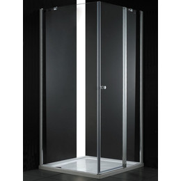 Душевое ограждение Cezares Elena A-12 90х90 см L, хром/матовое фото 