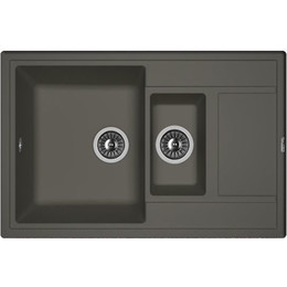 Кухонная мойка Florentina Липси 780K 20.250.D0780.302, антрацит, Цвет производителя: чёрный фото 
