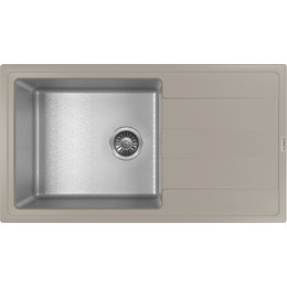 Кухонная мойка Florentina Комби 860 21.400.D0860.305, грей, Цвет производителя: грей фото 