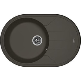Кухонная мойка Florentina Лотос 780 20.295.C0780.302, антрацит, Цвет производителя: чёрный фото 