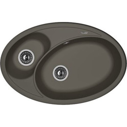 Кухонная мойка Florentina Селена 780 20.265.E0780.302, антрацит, Цвет производителя: чёрный фото 