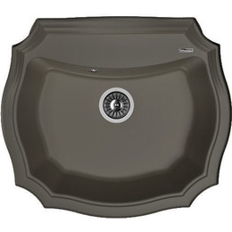 Кухонная мойка Florentina Эмилия 640 20.355.D0640.302, антрацит, Цвет производителя: чёрный фото 