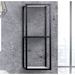 Модуль подвесной открытый Cezares Cadro 30 см CADRO-30/30/80-2C-SO-MET-ST, черный/белый фото 